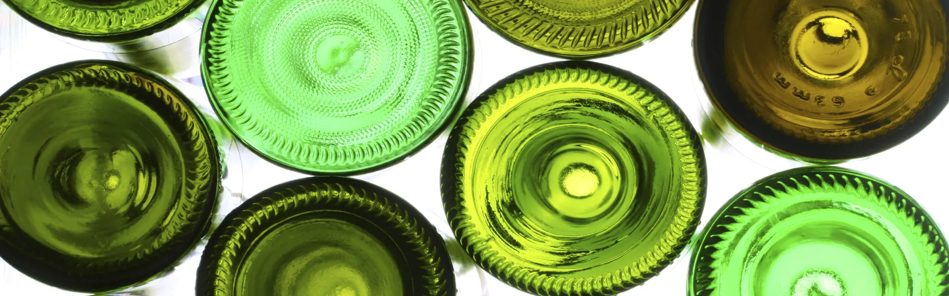 Bottoms Of Glass Bottles