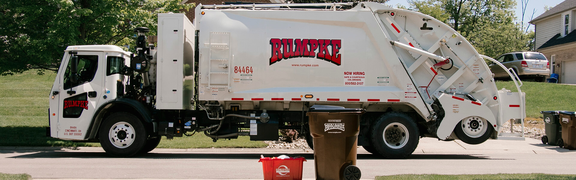 Rumpke Garbage Truck And Trash Cart Rumpke Privatization 1